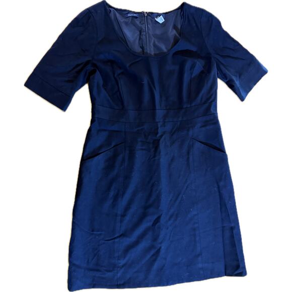 J. Crew Dresses & Skirts - J. Crew Dress Womens Size 14 Black Sheath Knee Length Pockets